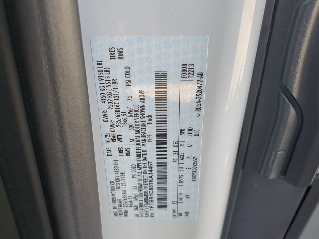 2026 Ford Transit Cargo Van XL Appleton WI