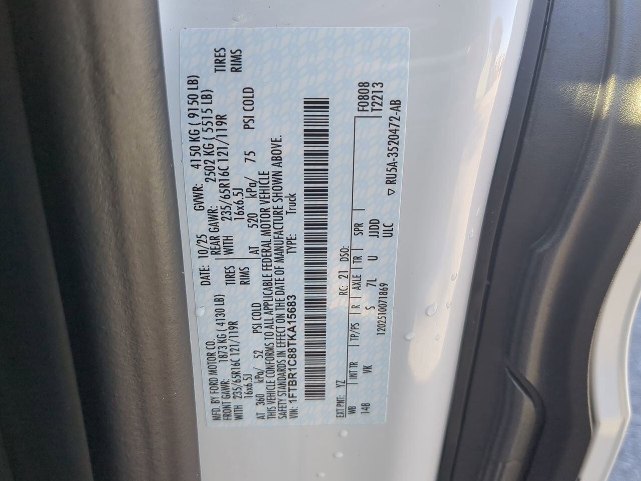 2026 Ford Transit Cargo Van XL Appleton WI