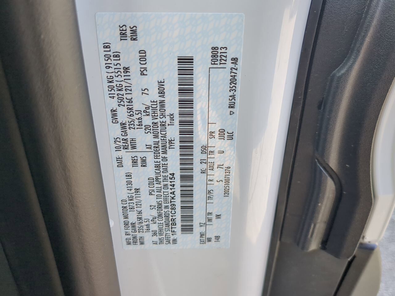 2026 Ford Transit Cargo Van XL Appleton WI