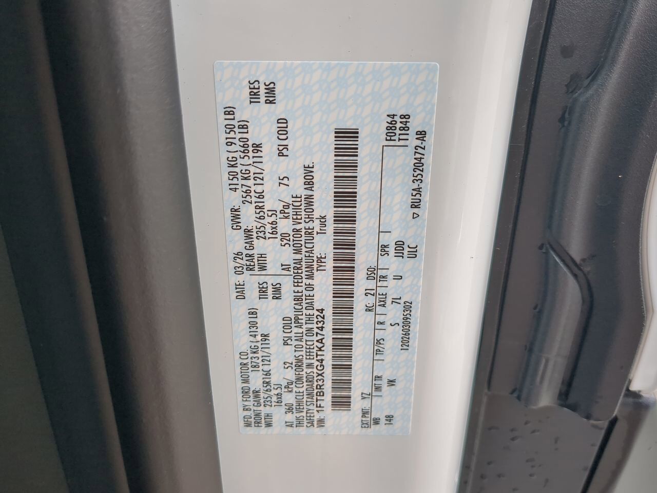 2026 Ford Transit Cargo Van XL Appleton WI