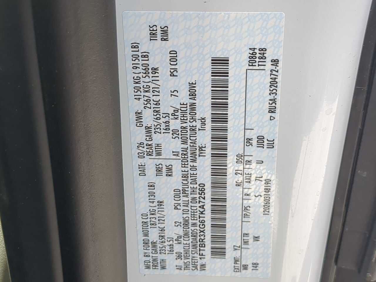 2026 Ford Transit Cargo Van XL Appleton WI