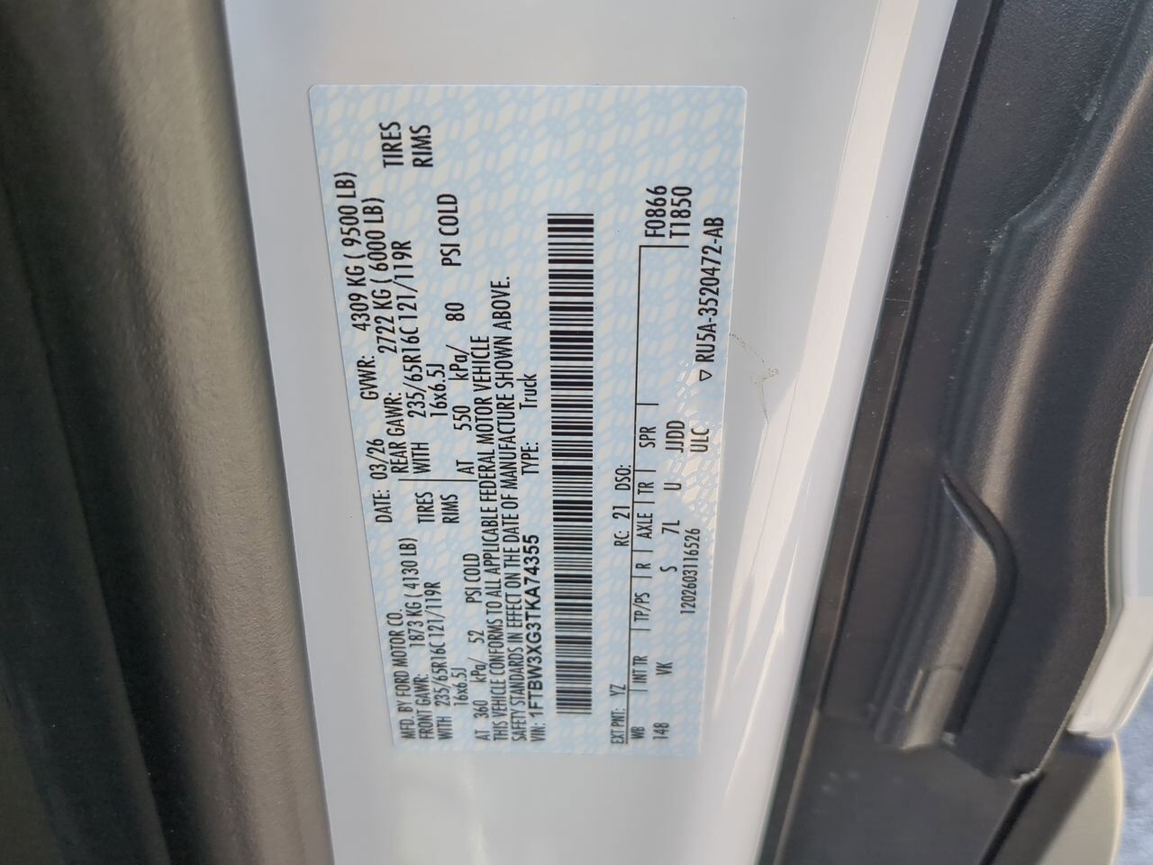 2026 Ford Transit Cargo Van XL Appleton WI