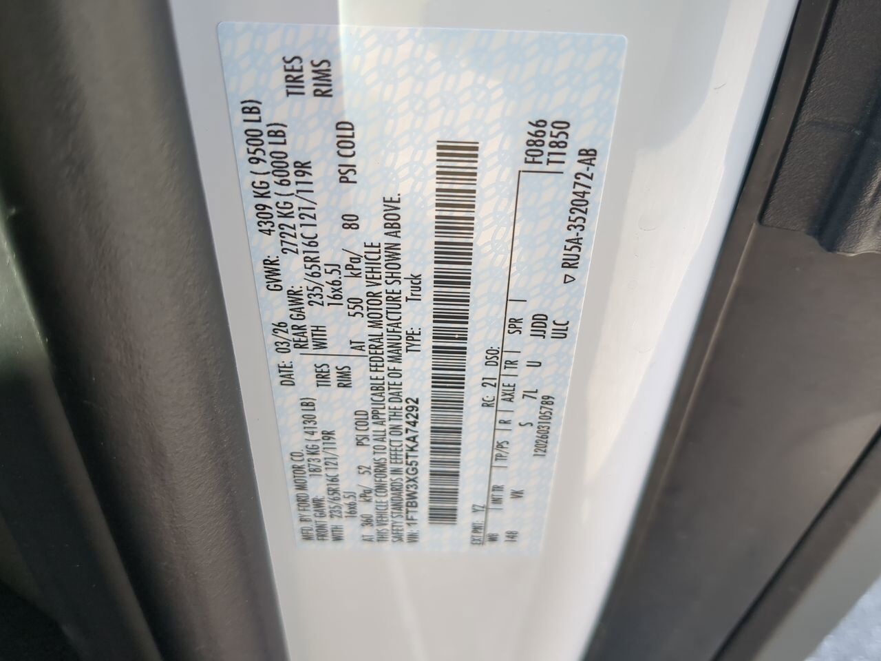 2026 Ford Transit Cargo Van XL Appleton WI