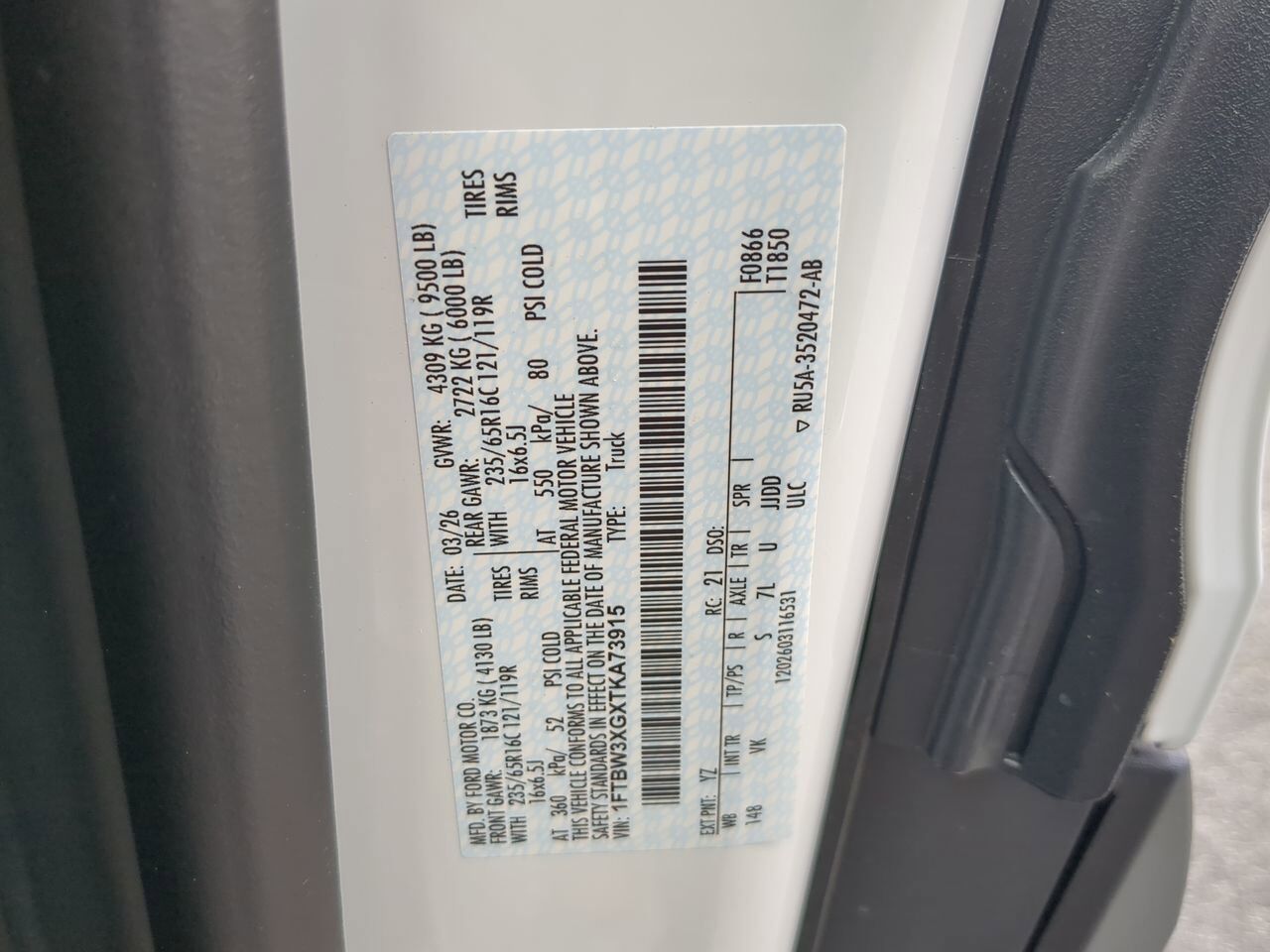 2026 Ford Transit Cargo Van XL Appleton WI