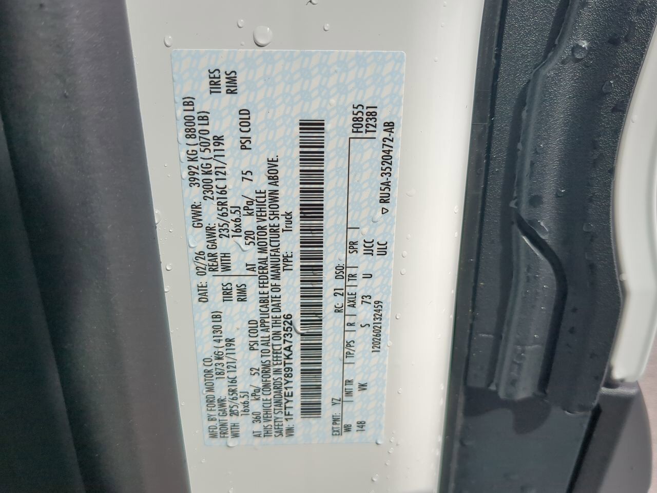 2026 Ford Transit Cargo Van XL Appleton WI