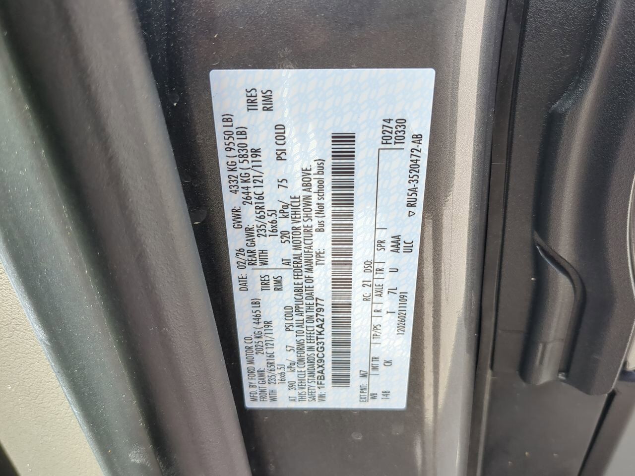 2026 Ford Transit Passenger Wagon XLT Appleton WI