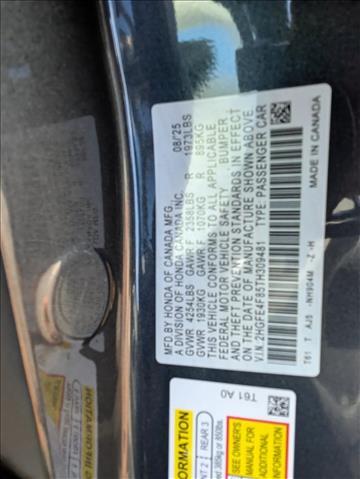 2026 Honda Civic Sedan Hybrid Sport Roseville CA