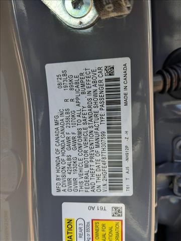 2026 Honda Civic Sedan Hybrid Sport Touring Roseville CA