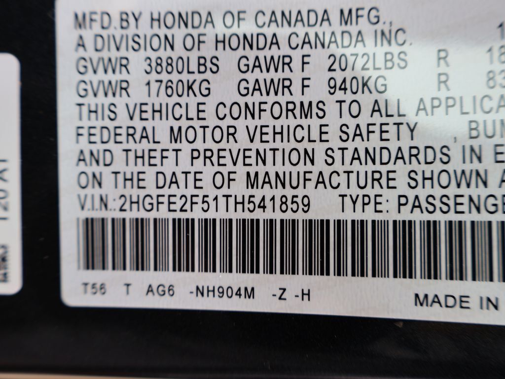 2026 Honda Civic Sport