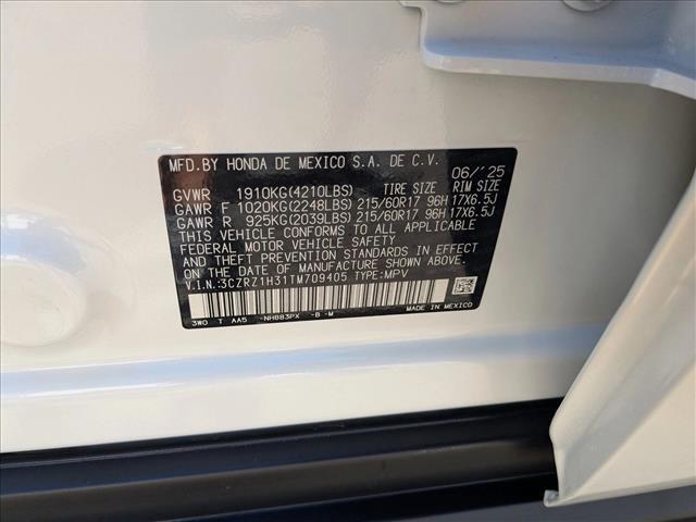 2026 Honda HR-V LX Roseville CA
