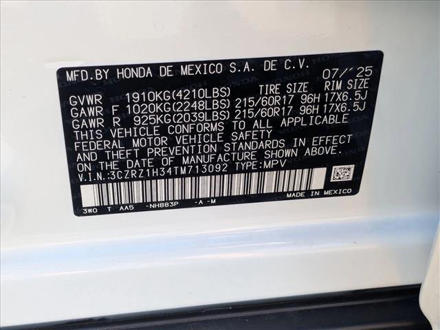 2026 Honda HR-V LX Roseville CA