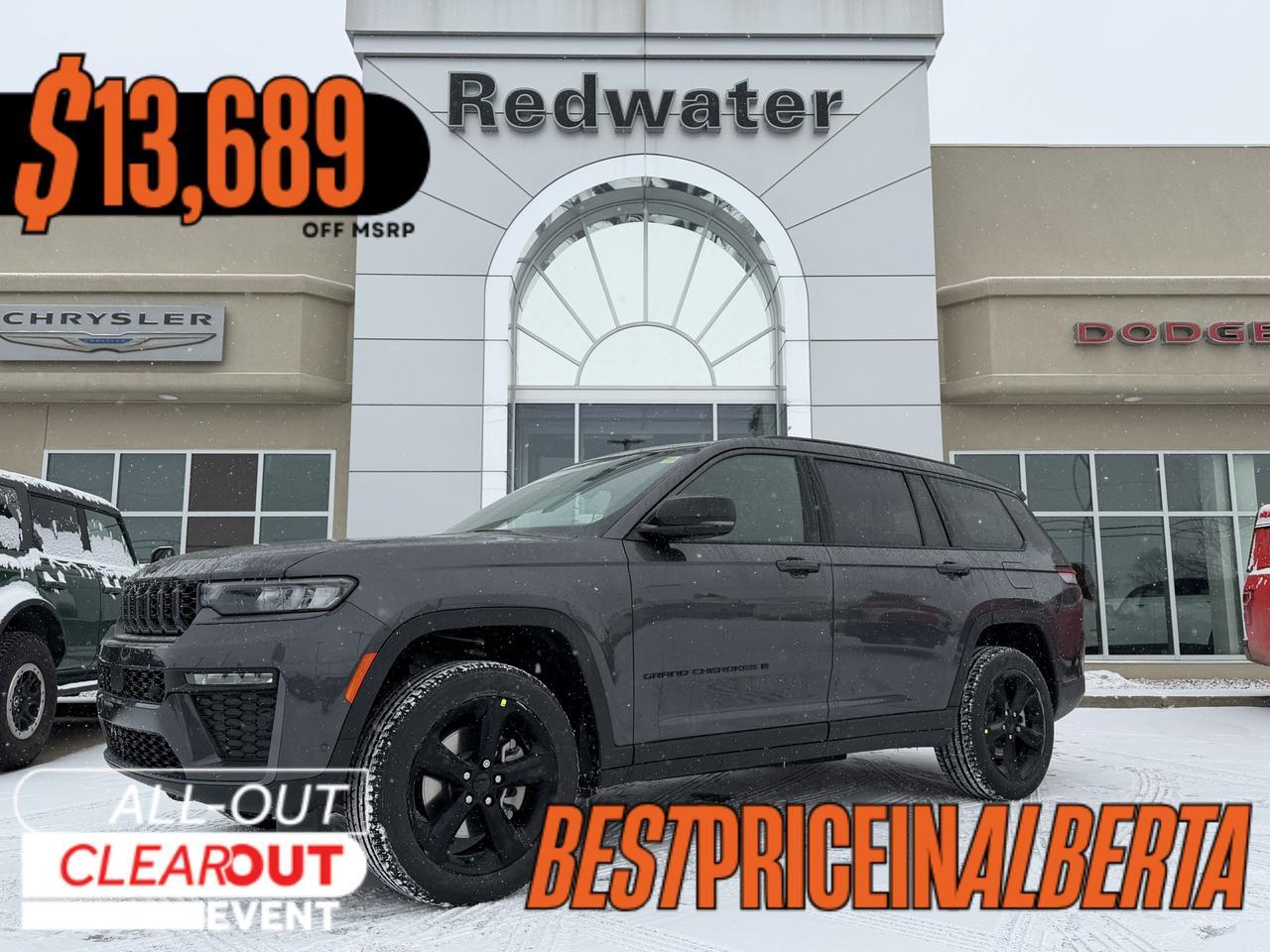 2026 Jeep Grand Cherokee L Limited 4x4 | 2L Turbo | Dual Pane Sunroof | NAV | Heated Seats | Interior Camera 2026 Jeep Grand Cherokee L Limited 4x4 | 2L Turbo | Dual Pane Sunroof | NAV | Heated Seats | Interior Camera