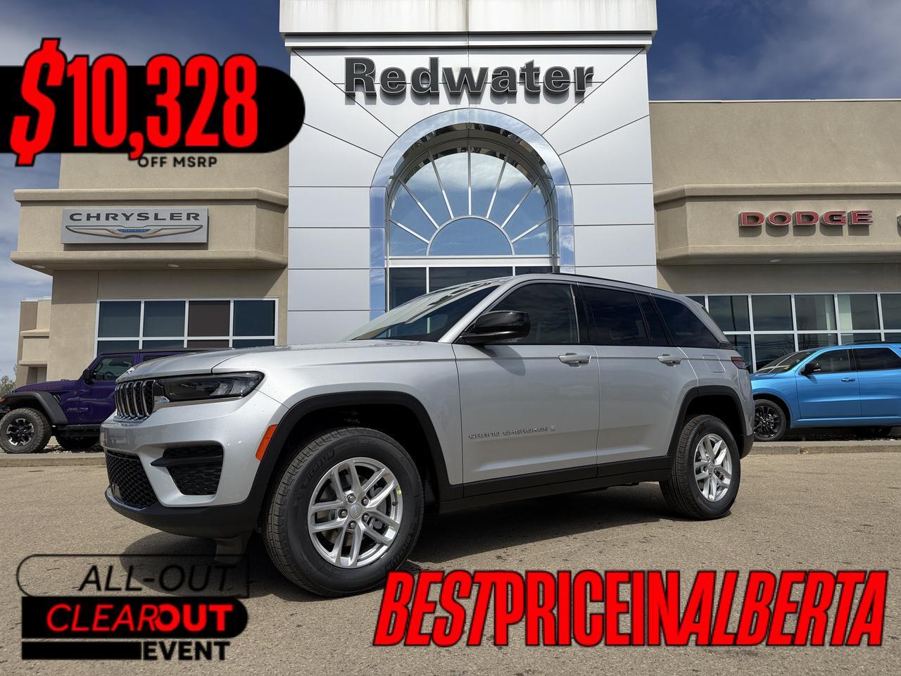 2026 Jeep Grand Cherokee Laredo 4x4 | Silver Zynith | V6 | NAV | Heated Seats | Rearview Camera | Towing | Keyless Entry 2026 Jeep Grand Cherokee Laredo 4x4 | Silver Zynith | V6 | NAV | Heated Seats | Rearview Camera | Towing | Keyless Entry