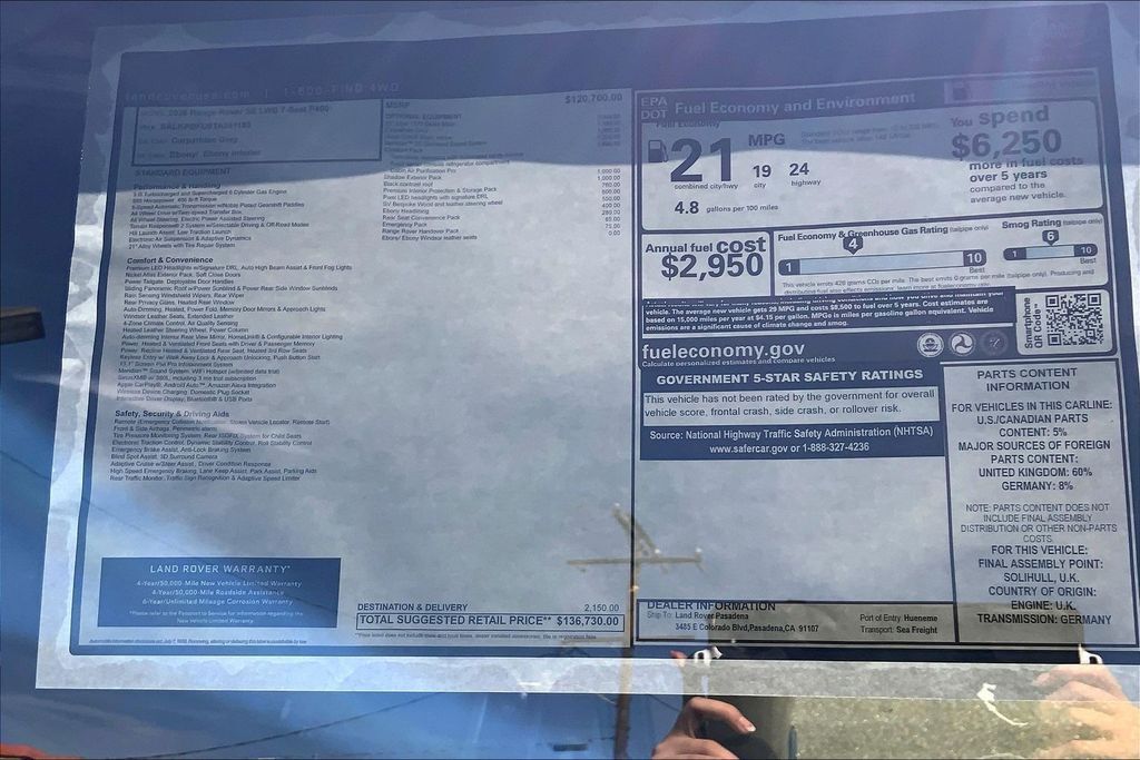 2026 Land Rover Range Rover SE San Jose CA