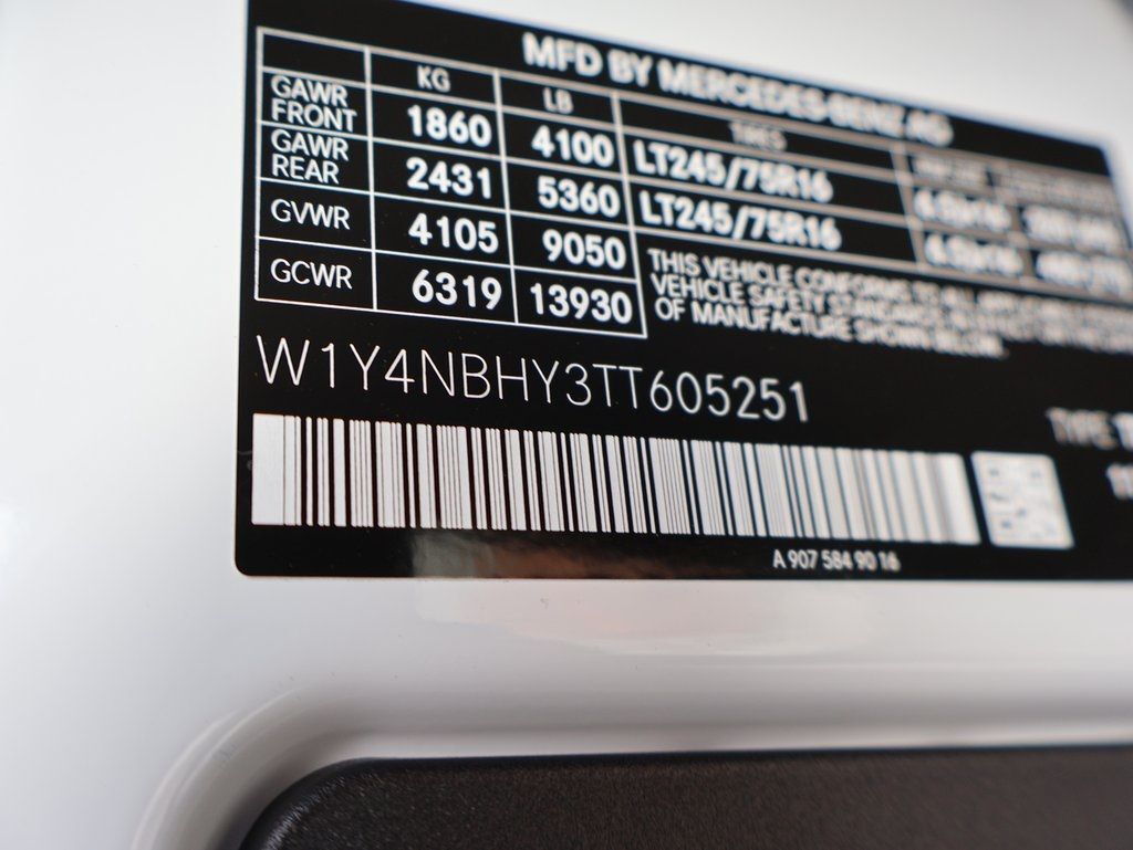 2026 Mercedes-Benz Sprinter 2500 Cargo 144 WB San Clemente CA