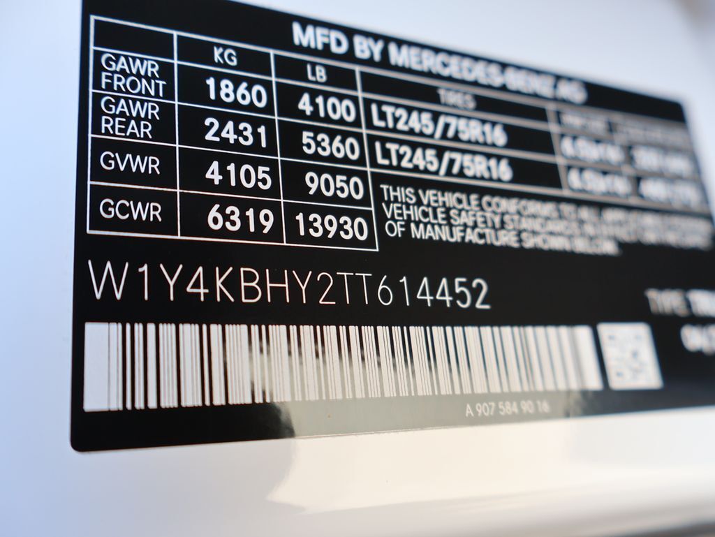 2026 Mercedes-Benz Sprinter 2500 Cargo 144 WB San Clemente CA