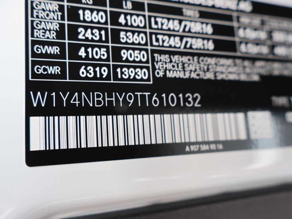 2026 Mercedes-Benz Sprinter 2500 Cargo 144 WB San Clemente CA