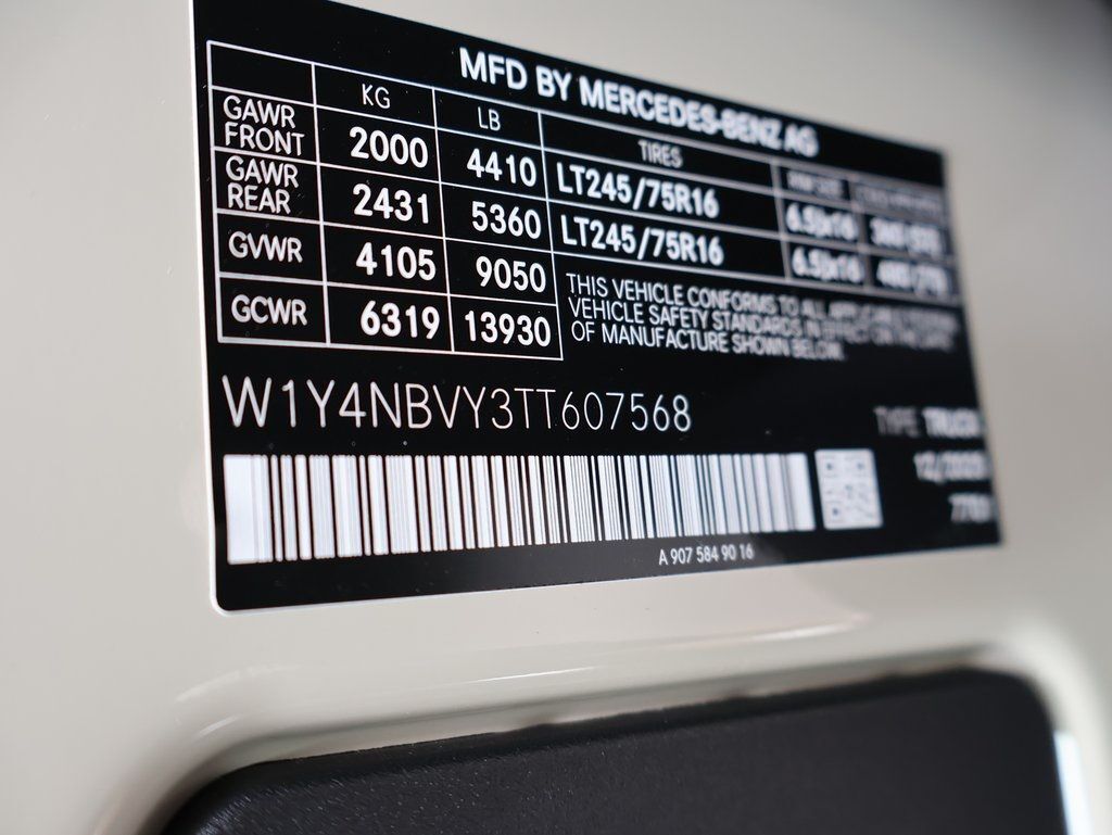 2026 Mercedes-Benz Sprinter 2500 Cargo 144 WB San Clemente CA