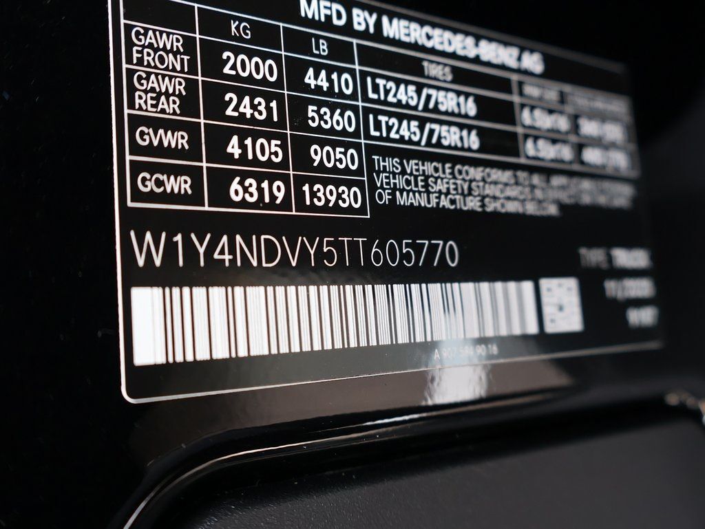 2026 Mercedes-Benz Sprinter 2500 Cargo 170 WB San Clemente CA