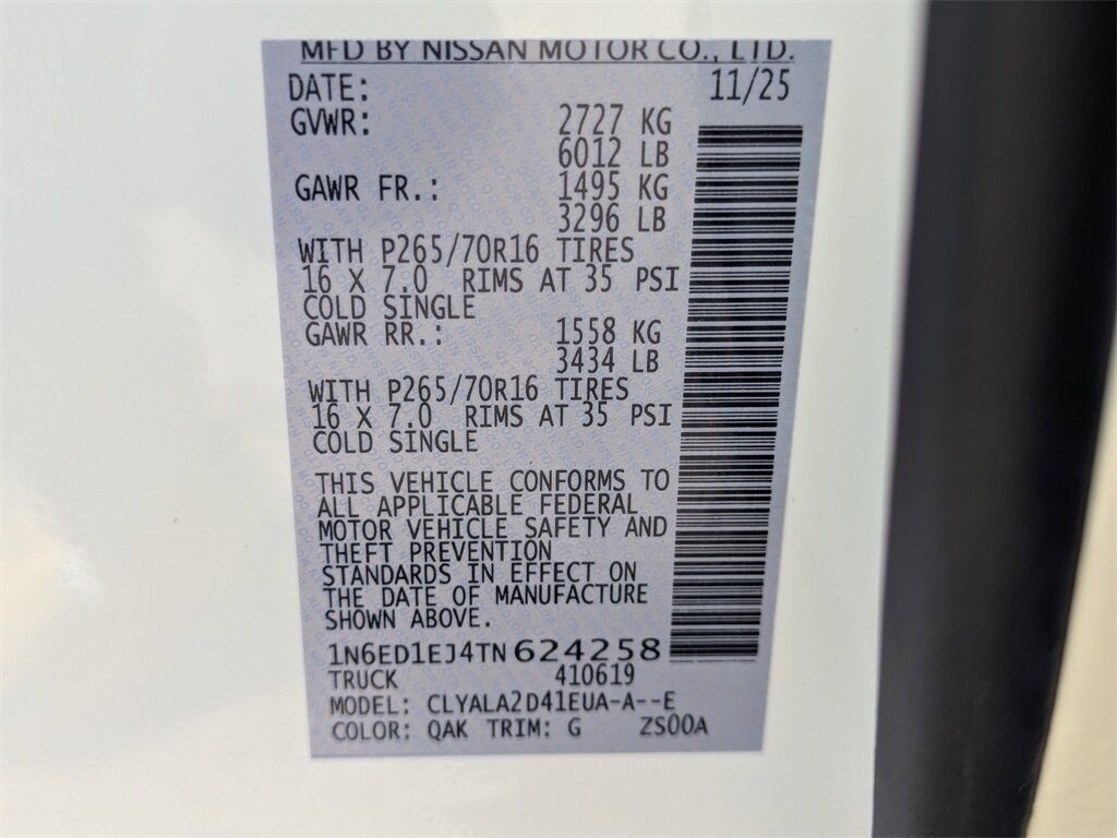 2026 Nissan Frontier S Kennesaw GA 2026 Nissan Frontier S Kennesaw GA