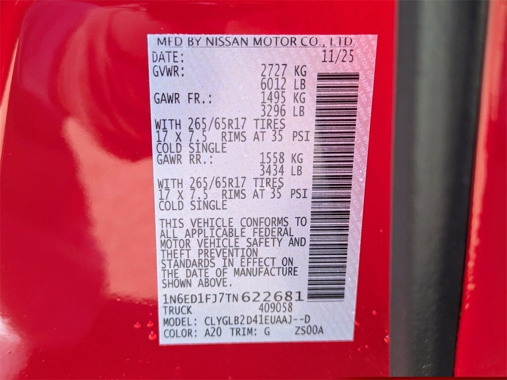 2026 Nissan Frontier SV Kennesaw GA 2026 Nissan Frontier SV Kennesaw GA