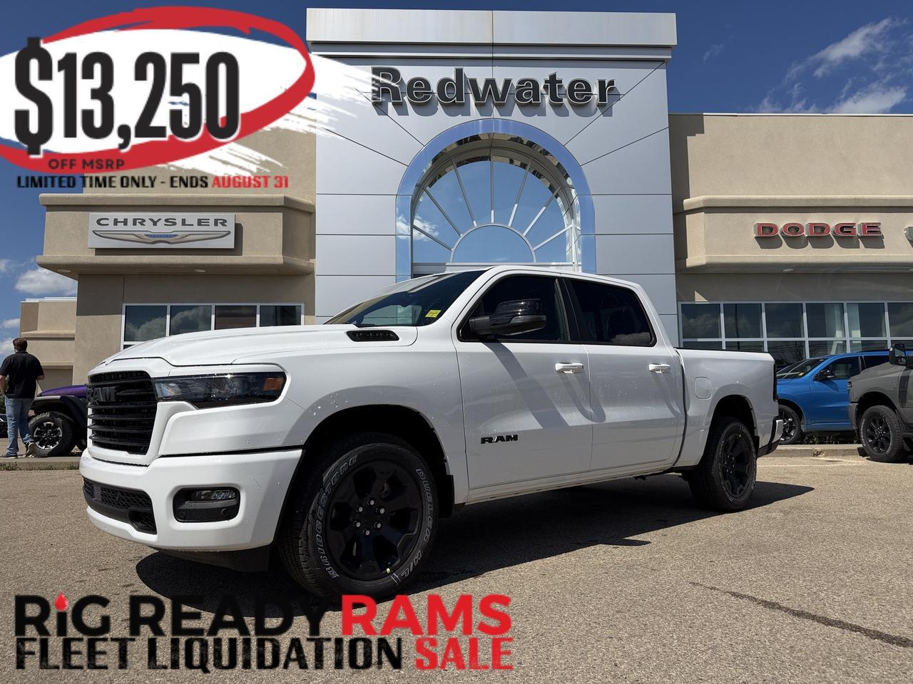 2026 Ram 1500 Sport Crew Cab 4x4 | Rig Ready Ram | NAV | 12IN Display | Heated Seats | Black Interior 2026 Ram 1500 Sport Crew Cab 4x4 | Rig Ready Ram | NAV | 12IN Display | Heated Seats | Black Interior