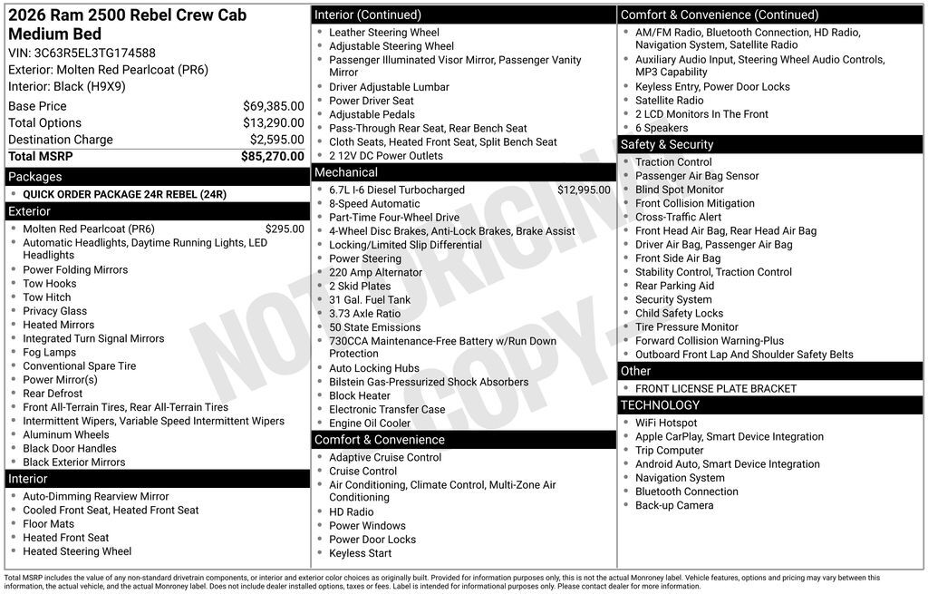 2026 Ram 2500 Rebel Lakeland FL