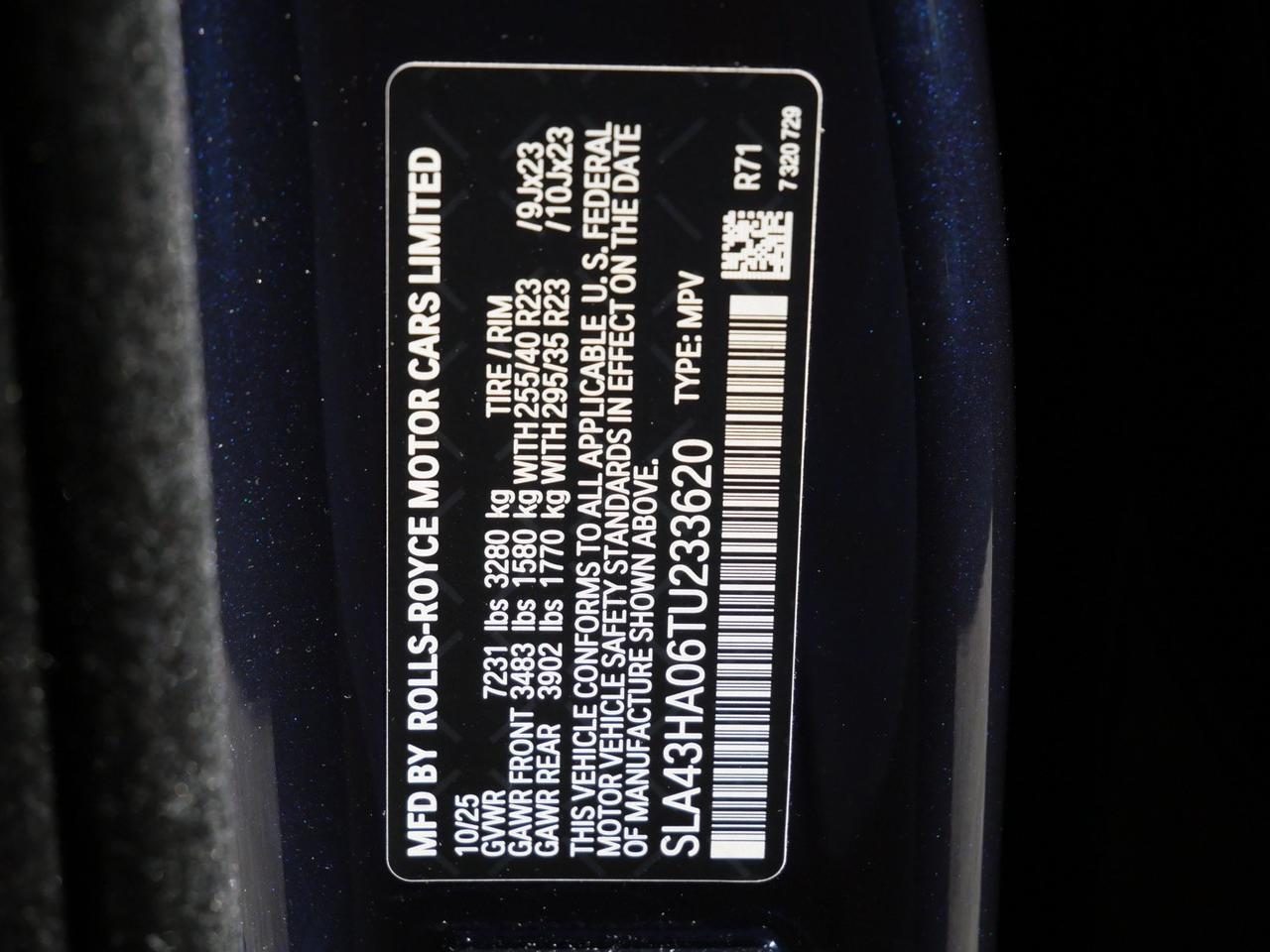 2026 Rolls-Royce Black Badge Cullinan Lawrence KS