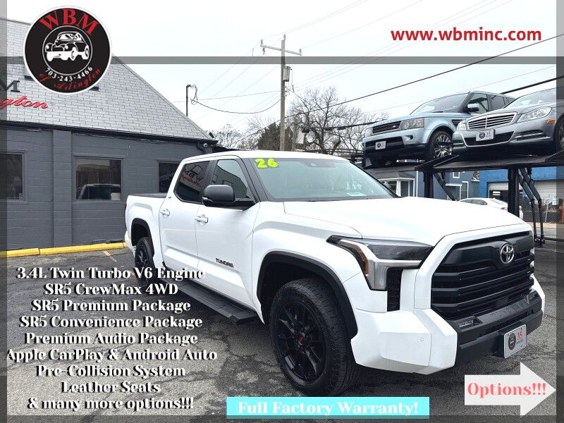 2026 Toyota Tundra SR5 CrewMax Cab 4WD w/ SR5 Premium Package