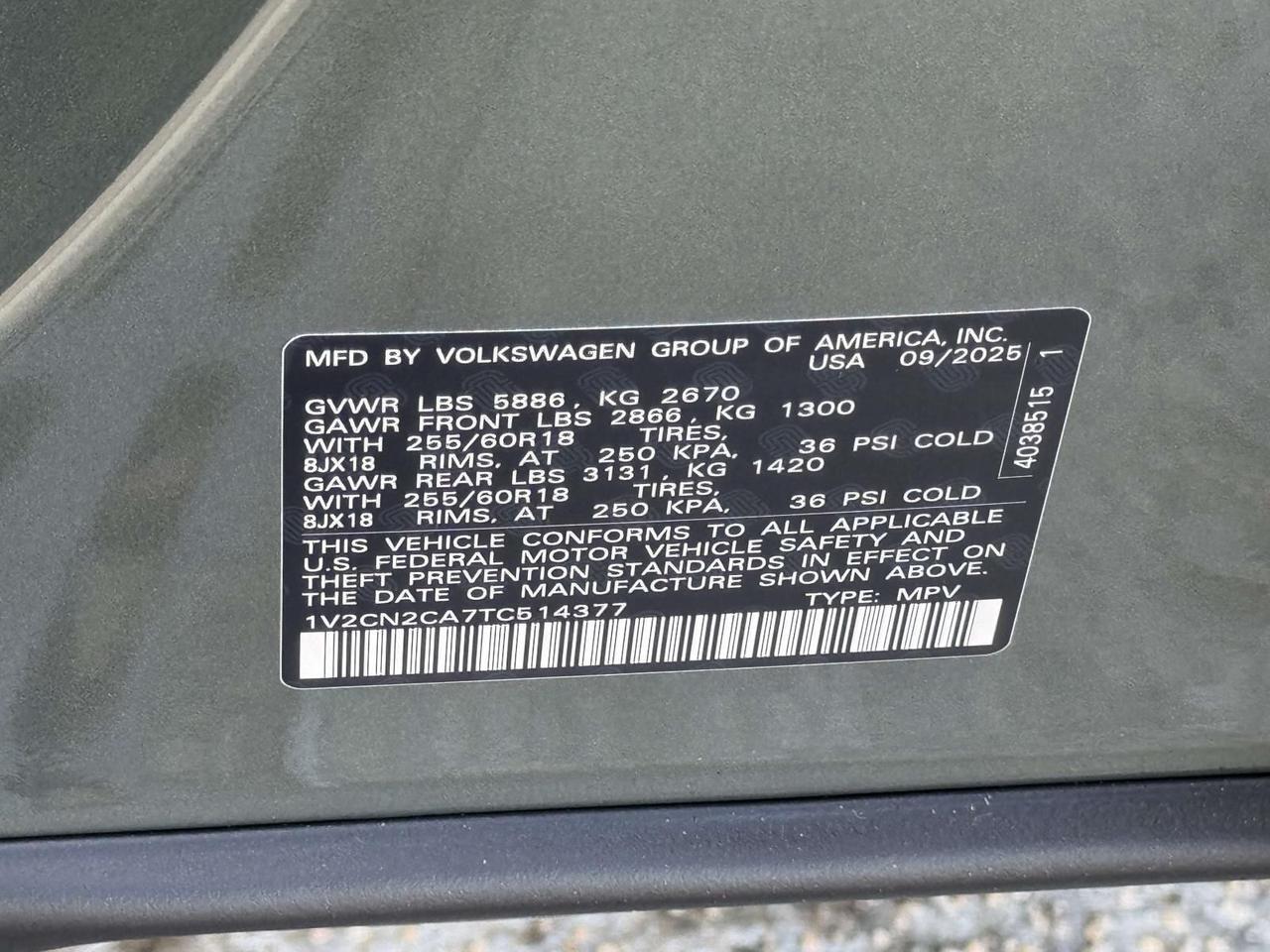 2026 Volkswagen Atlas 2.0T Peak Edition Woodbridge VA