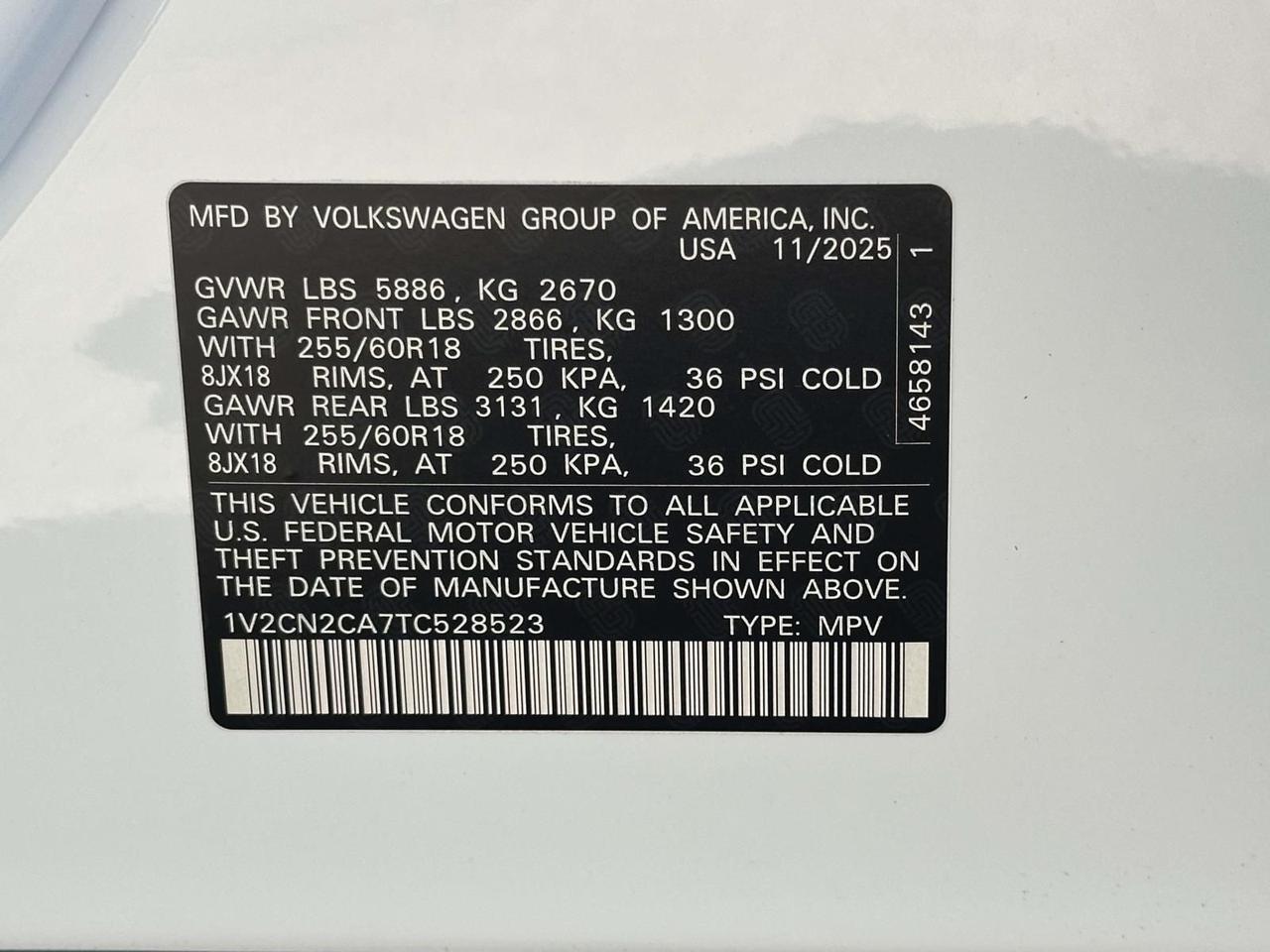 2026 Volkswagen Atlas 2.0T Peak Edition Woodbridge VA