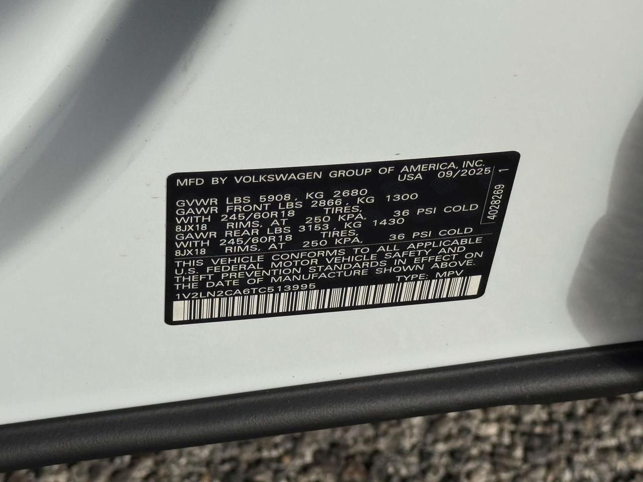 2026 Volkswagen Atlas 2.0T SE Woodbridge VA