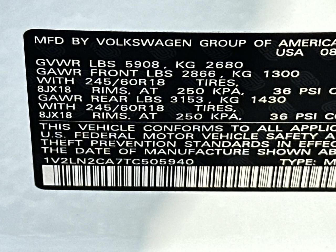 2026 Volkswagen Atlas 2.0T SE Woodbridge VA