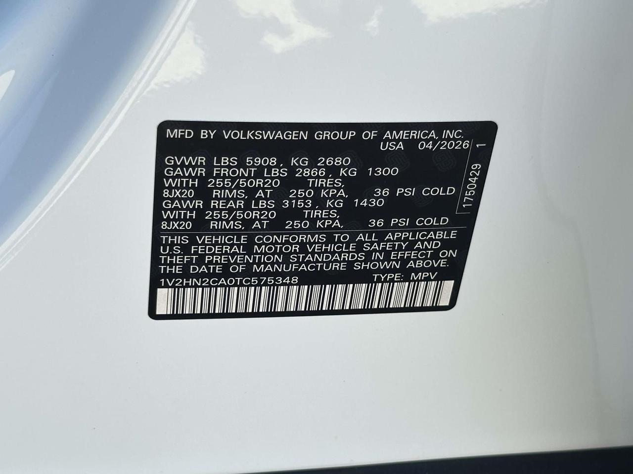2026 Volkswagen Atlas 2.0T SE w/Technology Woodbridge VA
