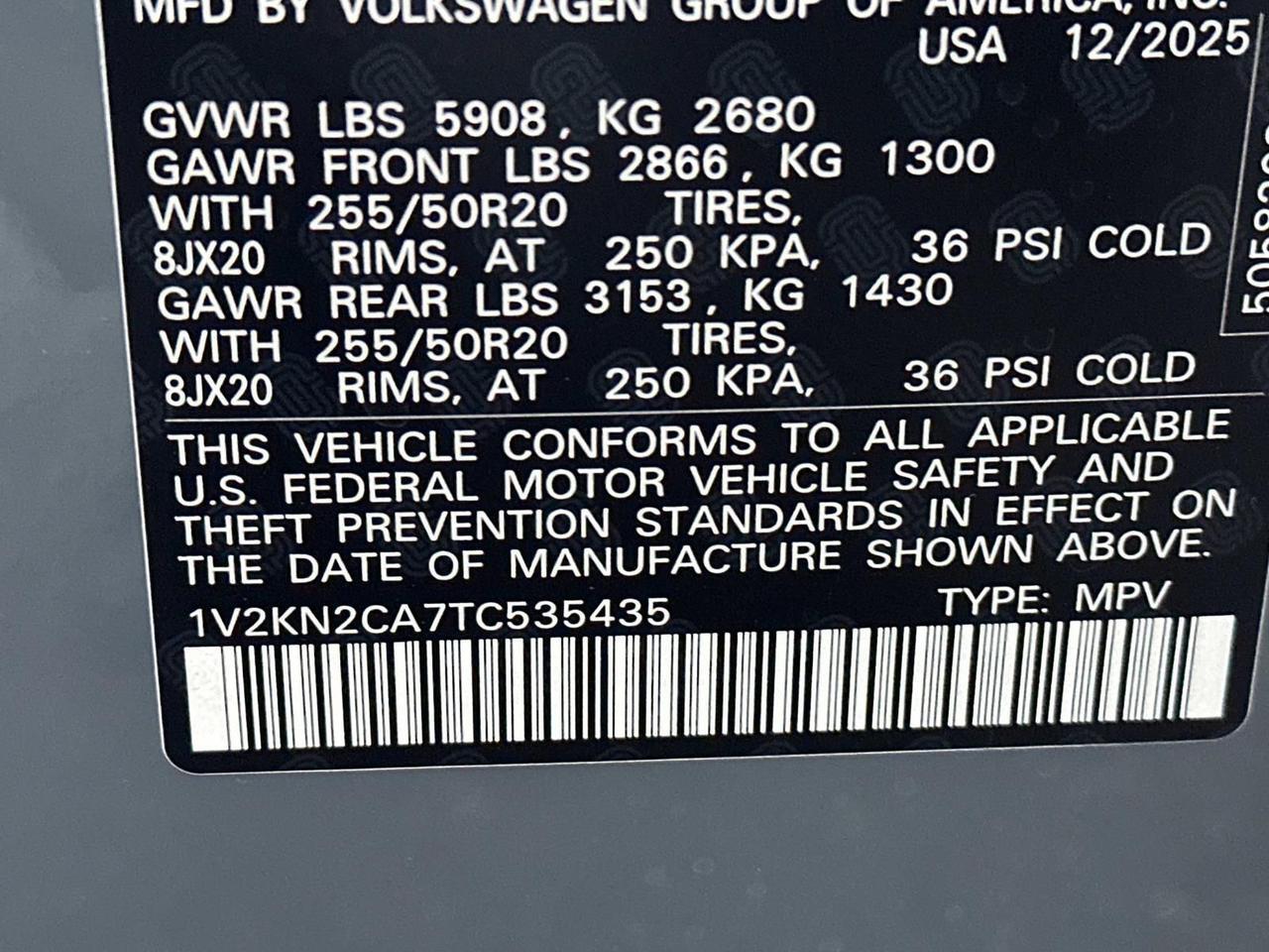 2026 Volkswagen Atlas 2.0T SE w/Technology Woodbridge VA