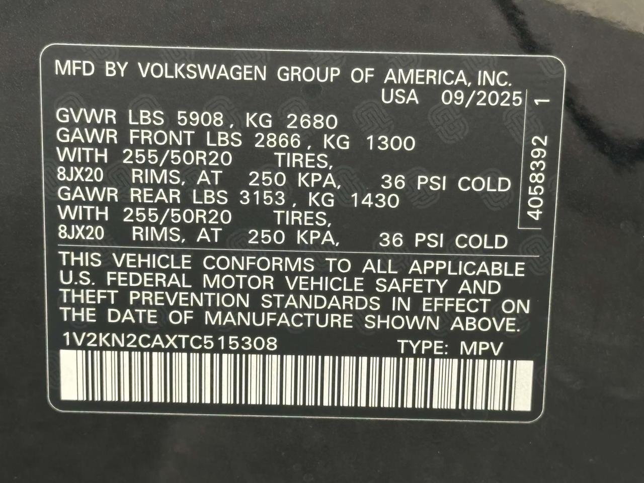 2026 Volkswagen Atlas 2.0T SE w/Technology Woodbridge VA