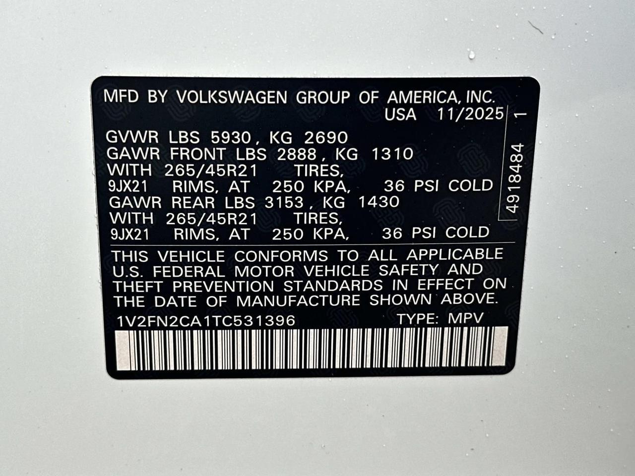 2026 Volkswagen Atlas 2.0T SEL Premium R-Line Woodbridge VA