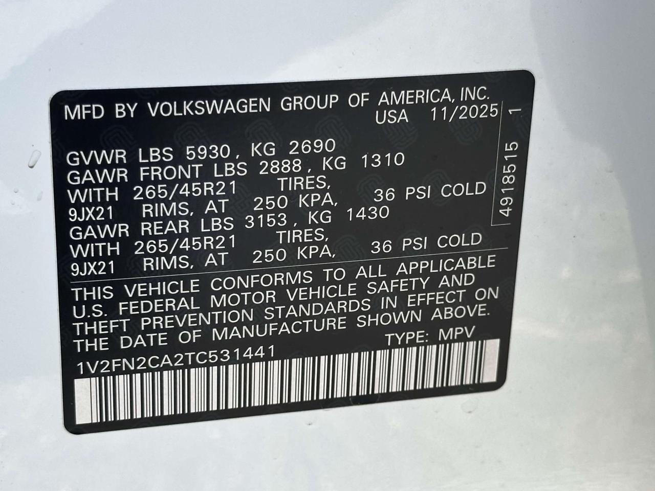 2026 Volkswagen Atlas 2.0T SEL Premium R-Line Woodbridge VA