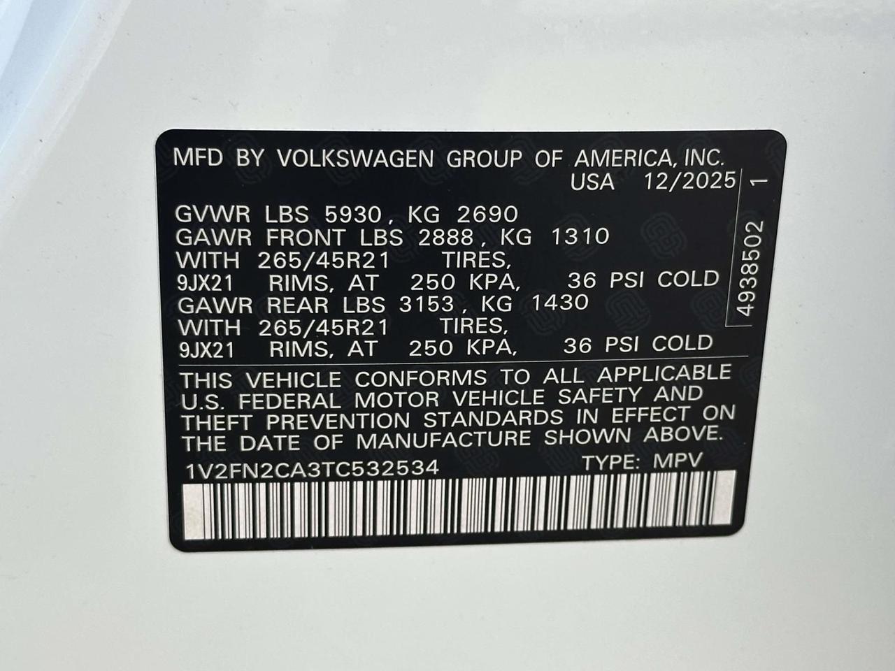 2026 Volkswagen Atlas 2.0T SEL Premium R-Line Woodbridge VA