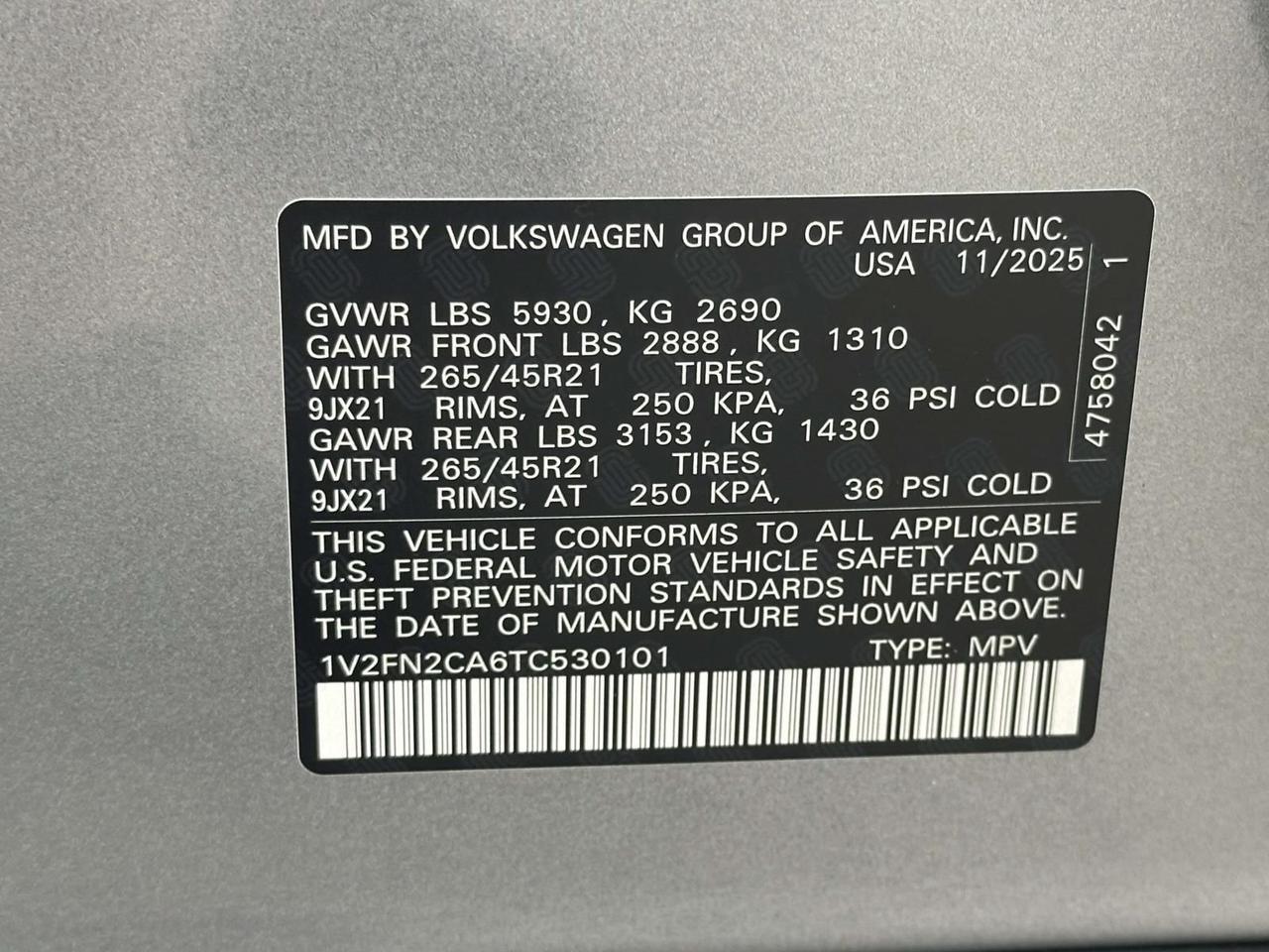 2026 Volkswagen Atlas 2.0T SEL Premium R-Line Woodbridge VA