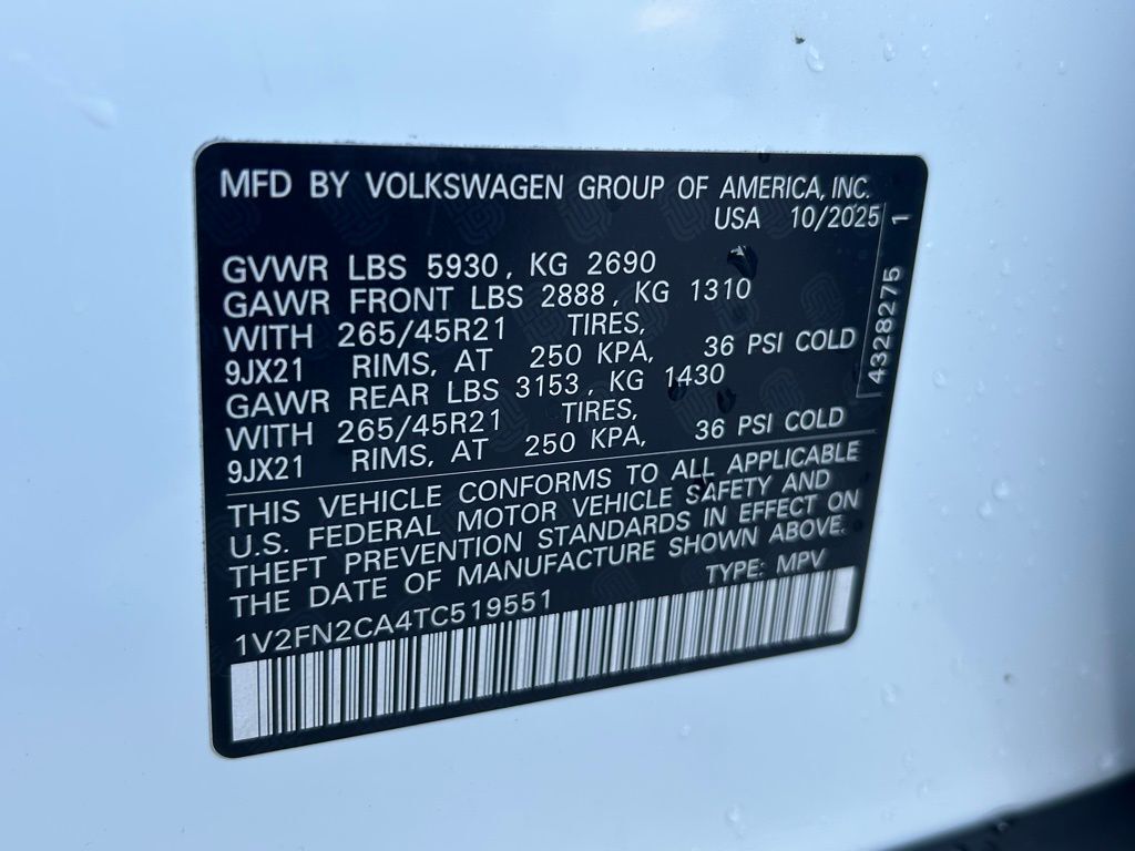 2026 Volkswagen Atlas 2.0T SEL Premium R-Line Tampa FL