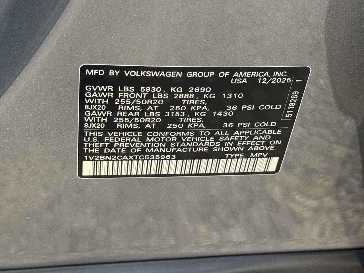 2026 Volkswagen Atlas 2.0T SEL Woodbridge VA