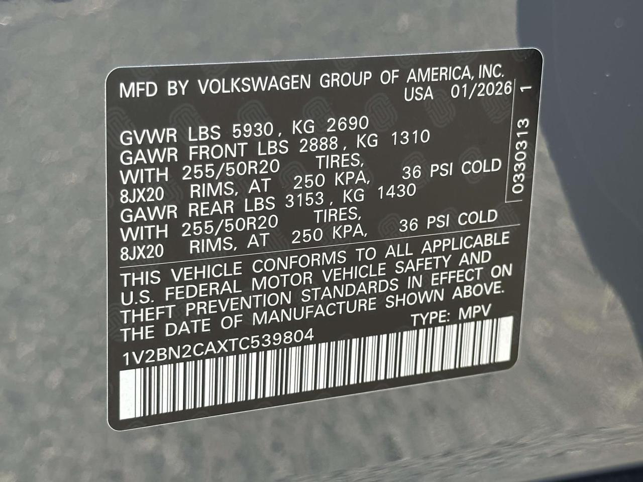 2026 Volkswagen Atlas 2.0T SEL Woodbridge VA