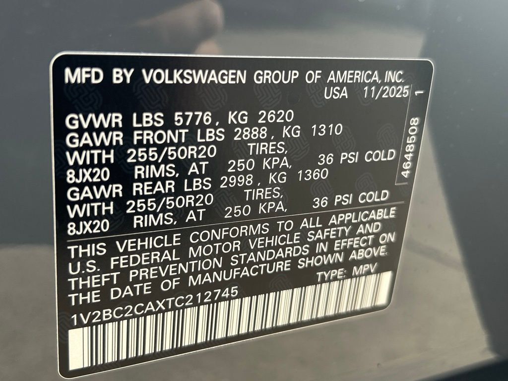 2026 Volkswagen Atlas Cross Sport 2.0T SEL Tampa FL