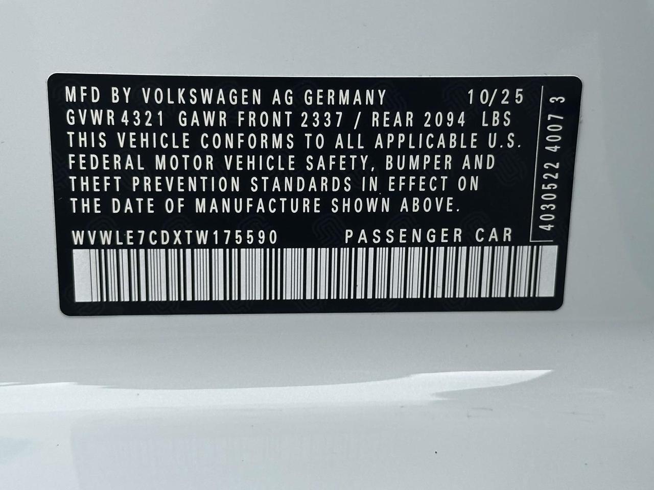 2026 Volkswagen Golf GTI 2.0T S Woodbridge VA
