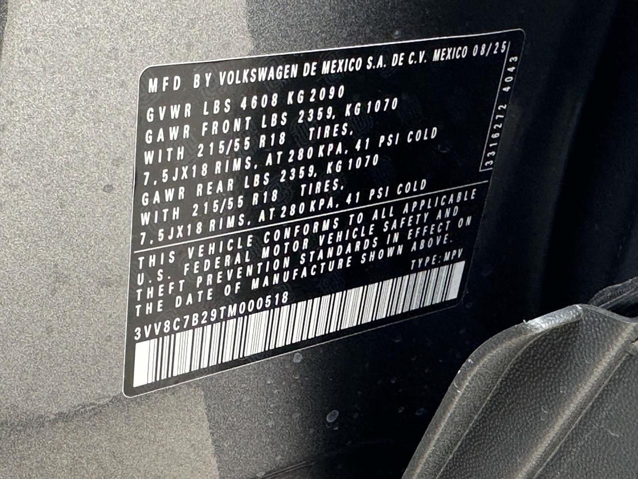 2026 Volkswagen Taos 1.5T S Woodbridge VA