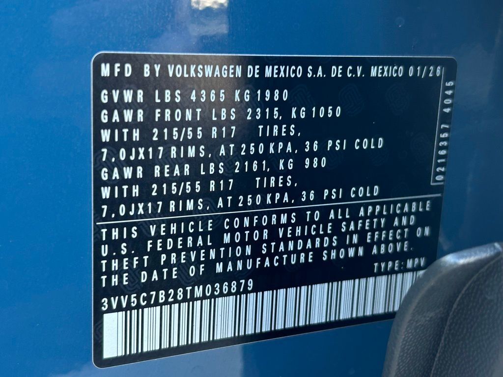 2026 Volkswagen Taos 1.5T S Tampa FL