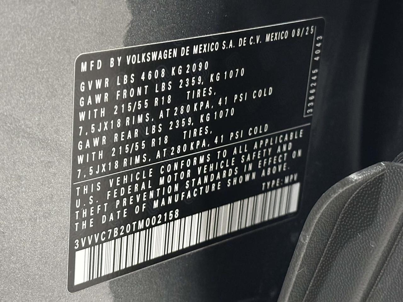 2026 Volkswagen Taos 1.5T SE Woodbridge VA