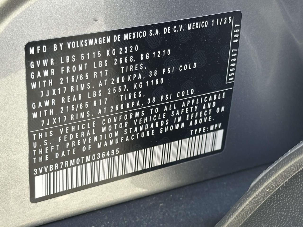 2026 Volkswagen Tiguan 2.0T S Woodbridge VA