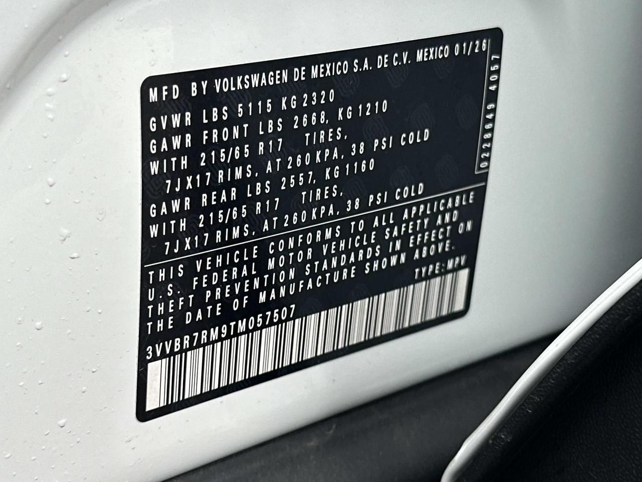 2026 Volkswagen Tiguan 2.0T S Woodbridge VA